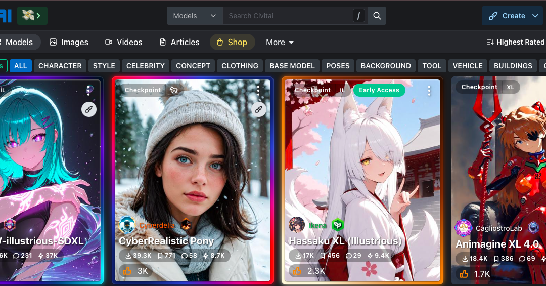 CivitAI : Le logiciel IA open source de génération et de monétisation d’image
