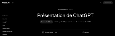 ChatGPT : L’IA qui révolutionne internet (ou ChatGBT)