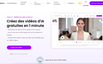 Vidnoz AI : Créer des vidéos professionnelles en moins d’une minute