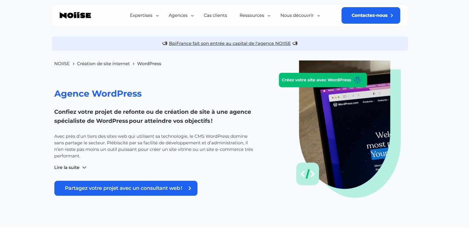 Noise Agence SEO WordPress