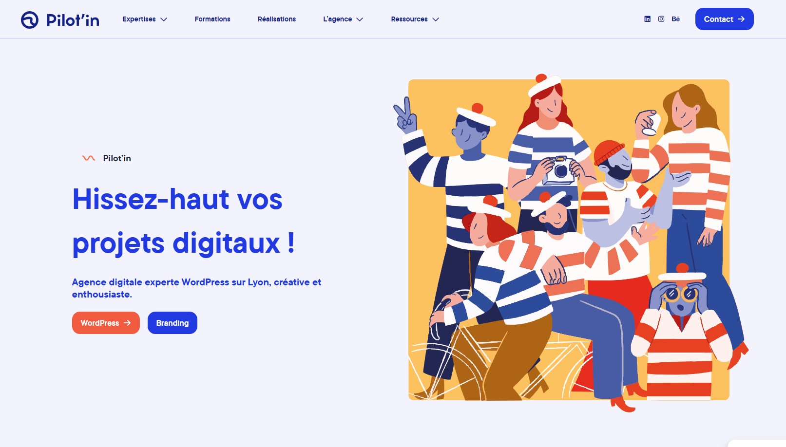 Pilotin Agence digitale experte WordPress